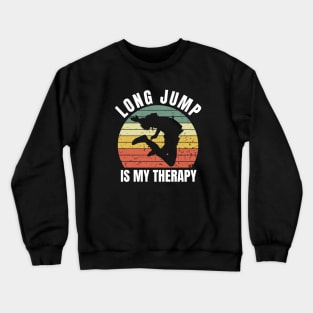 Long Jump Funny Crewneck Sweatshirt